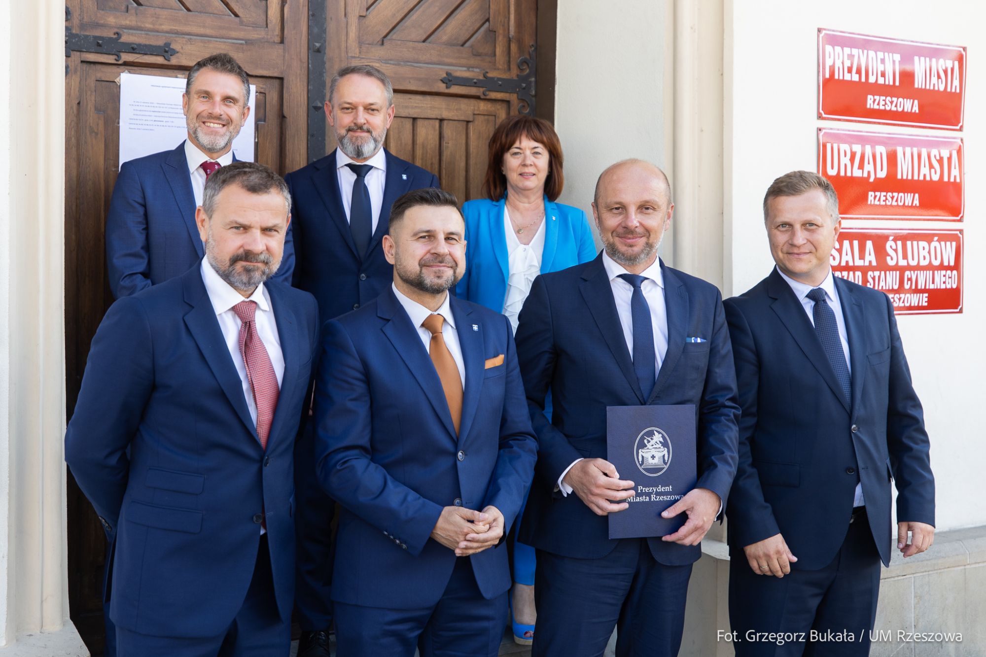 zdjęcie z konferencji prasowej kolegium prezydenckiego, fot. Grzegorz Bukała, Urząd Miasta Rzeszowa